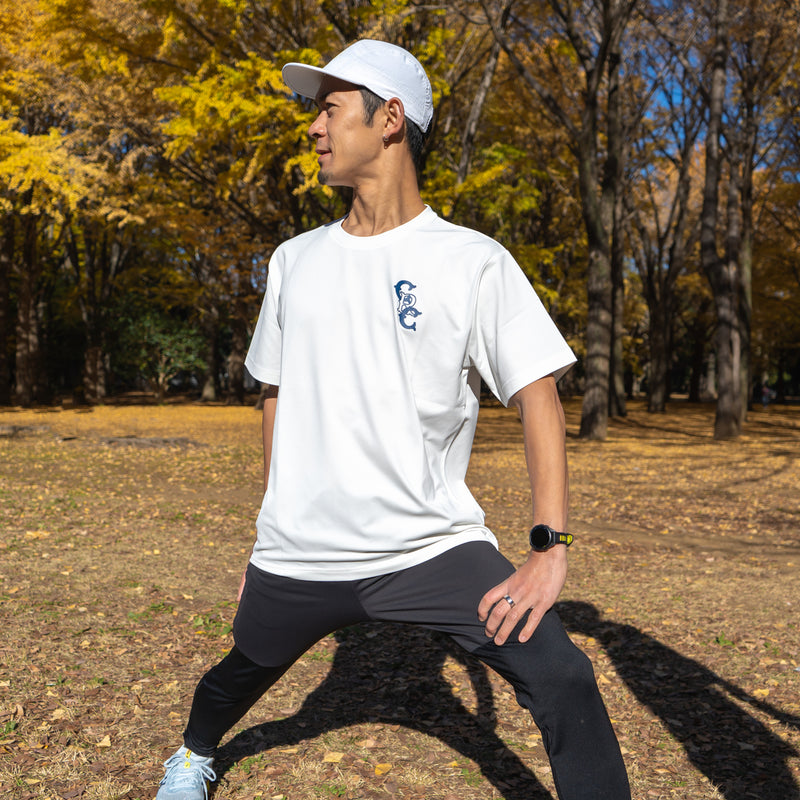 ChaosRunningClub FIELDSENSOR 秒乾 Tee (White)