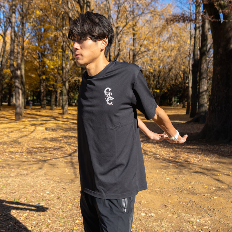 ChaosRunningClub FIELDSENSOR 秒乾 Tee (Black)