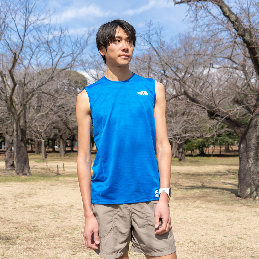 THE NORTH FACE スリーブレスドライドットライトクルー（Men's）