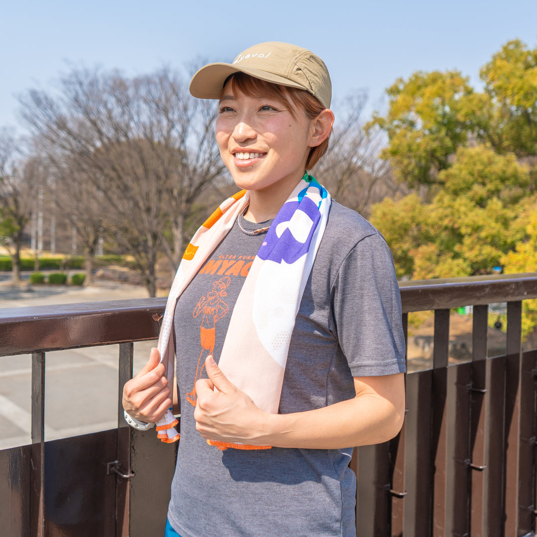 ULTRA RUNNER MYACO × CHAORAS スポーツてぬぐい