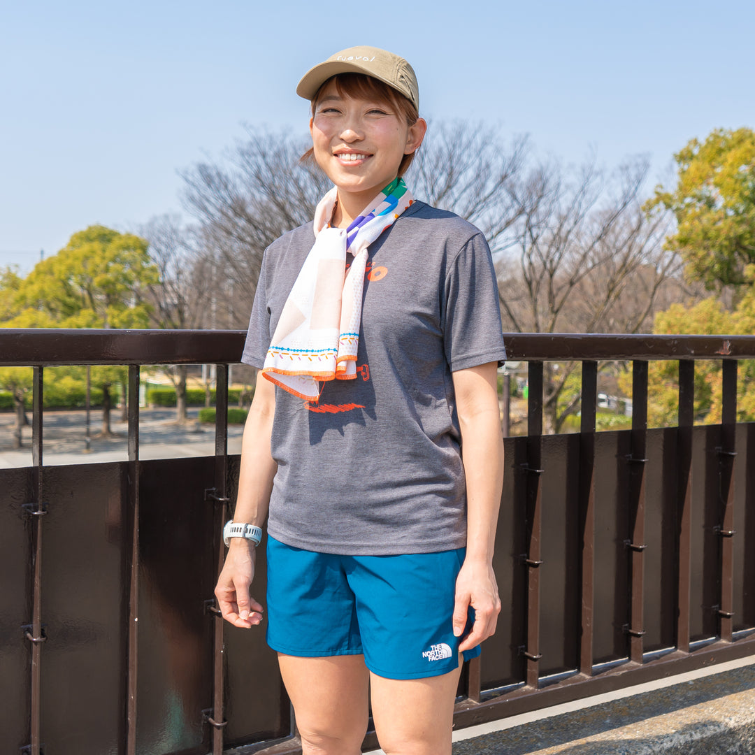 ULTRA RUNNER MYACO × CHAORAS スポーツてぬぐい