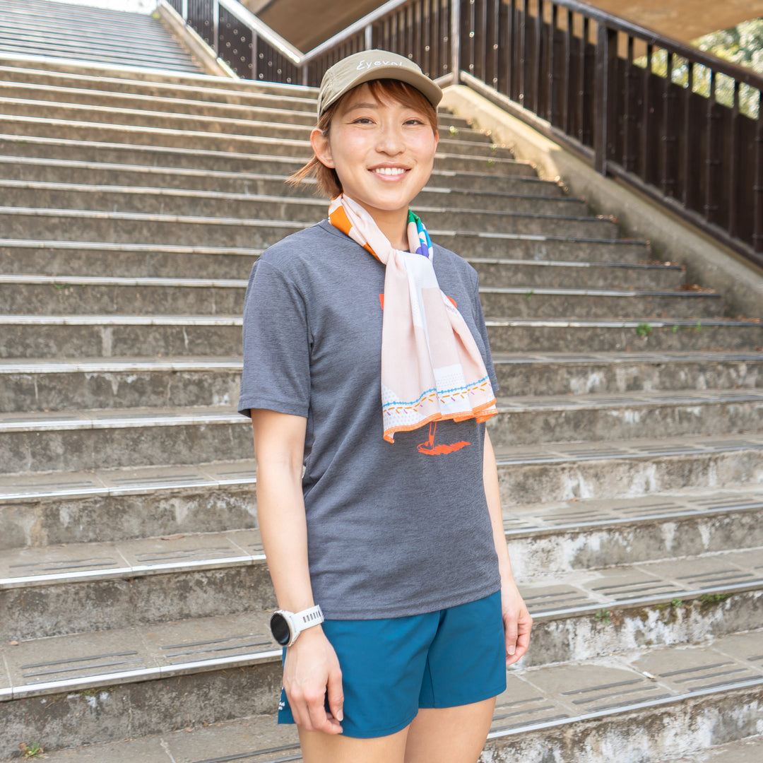 ULTRA RUNNER MYACO × CHAORAS スポーツてぬぐい