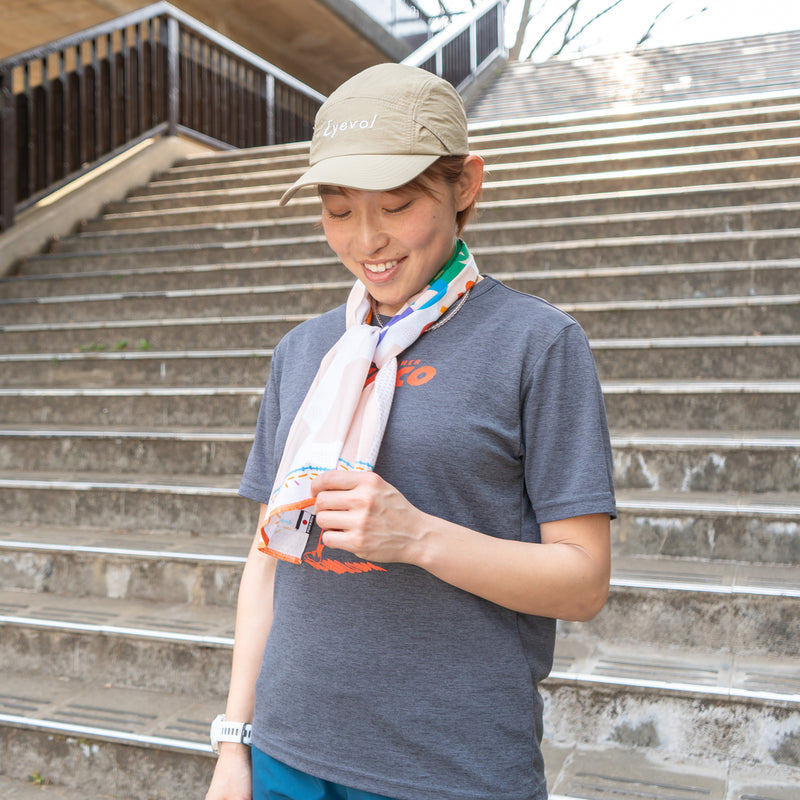 ULTRA RUNNER MYACO × CHAORAS スポーツてぬぐい