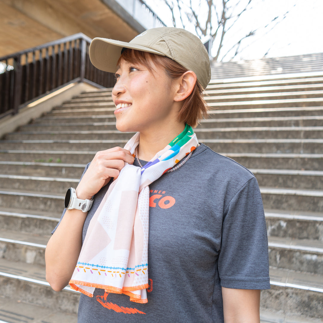 ULTRA RUNNER MYACO × CHAORAS スポーツてぬぐい