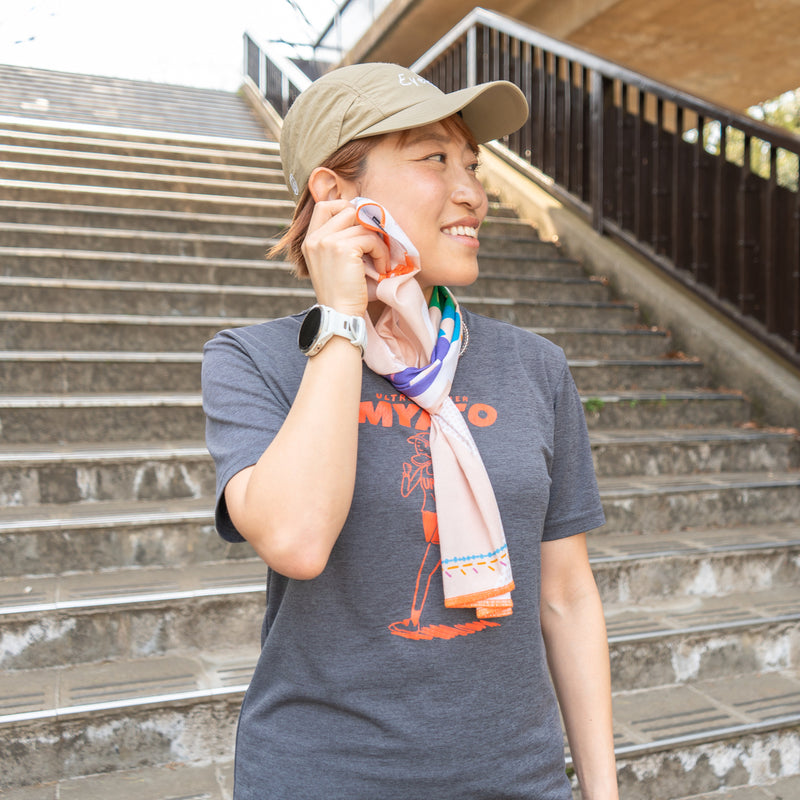 ULTRA RUNNER MYACO × CHAORAS スポーツてぬぐい
