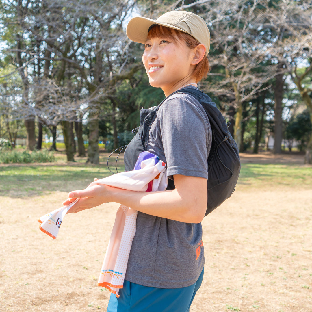 ULTRA RUNNER MYACO × CHAORAS スポーツてぬぐい