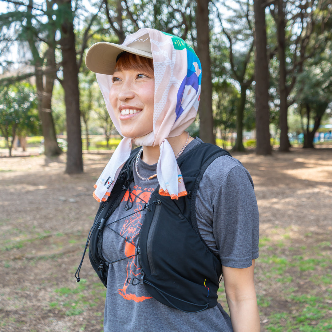 ULTRA RUNNER MYACO × CHAORAS スポーツてぬぐい