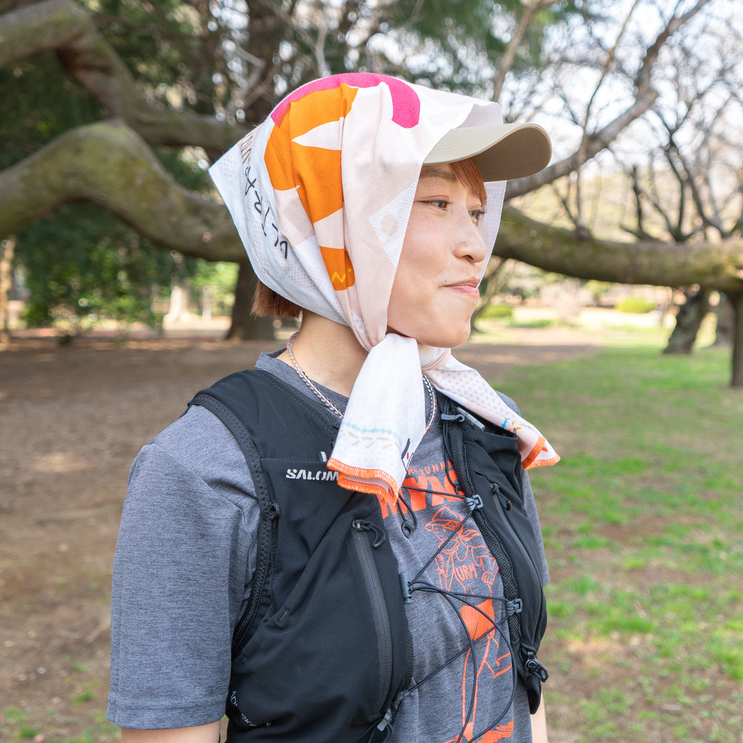 ULTRA RUNNER MYACO × CHAORAS スポーツてぬぐい