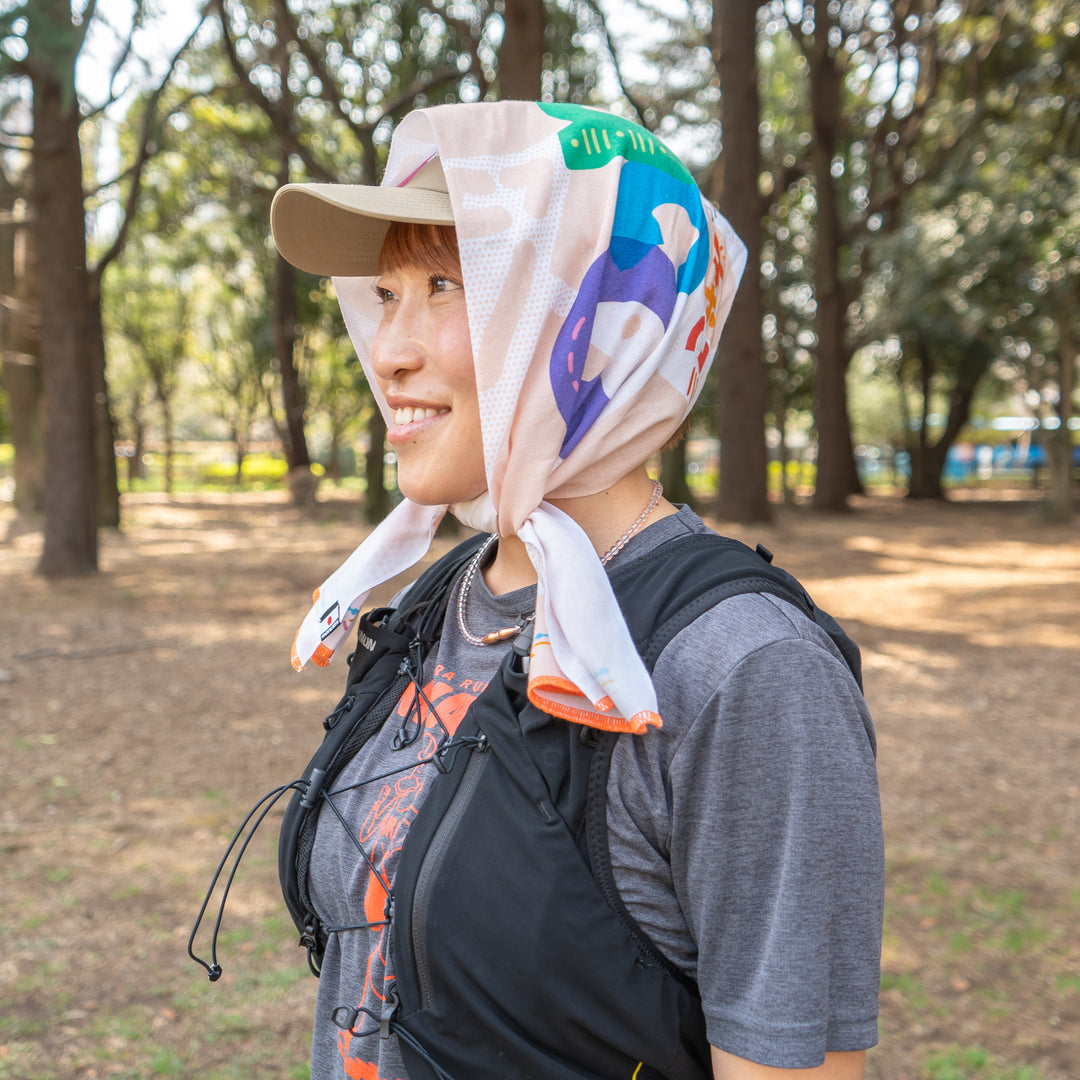 ULTRA RUNNER MYACO × CHAORAS スポーツてぬぐい