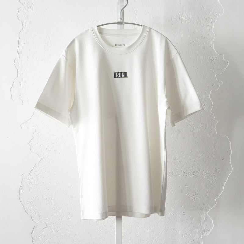 EAT DRINK SLEEP RUN / “STREET” RUN. FIELDSENSOR 秒乾 Tee (White)