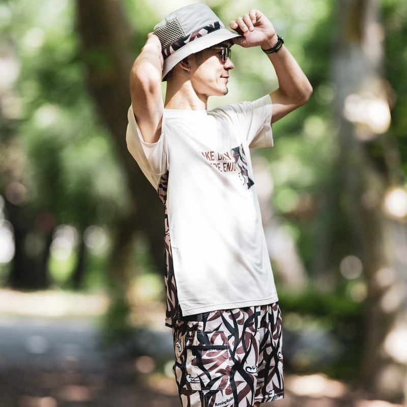 MMA × Takumi Okada Camo 7-pockets Shorts