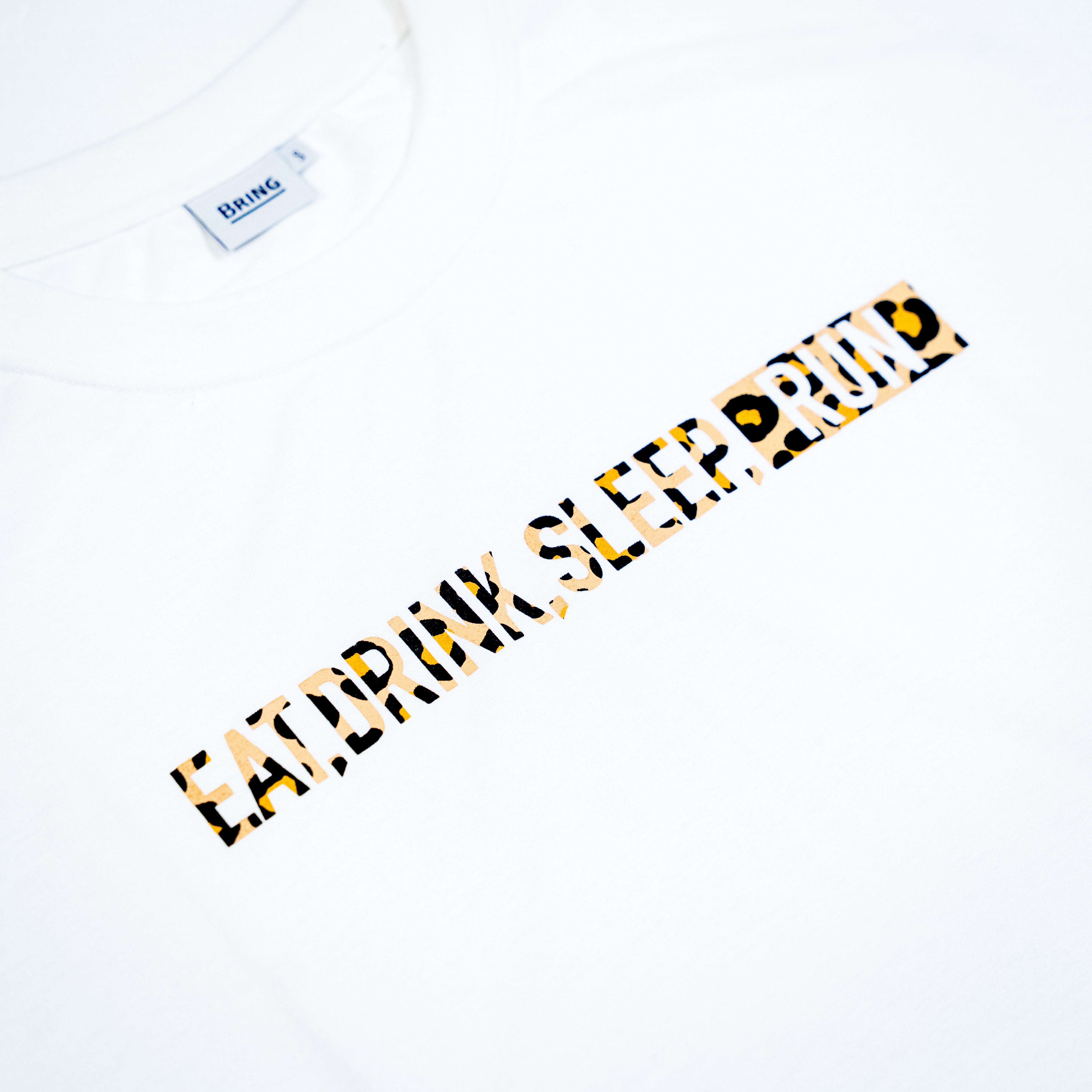 EAT DRINK SLEEP RUN / STREET Tee (LEOPARD)