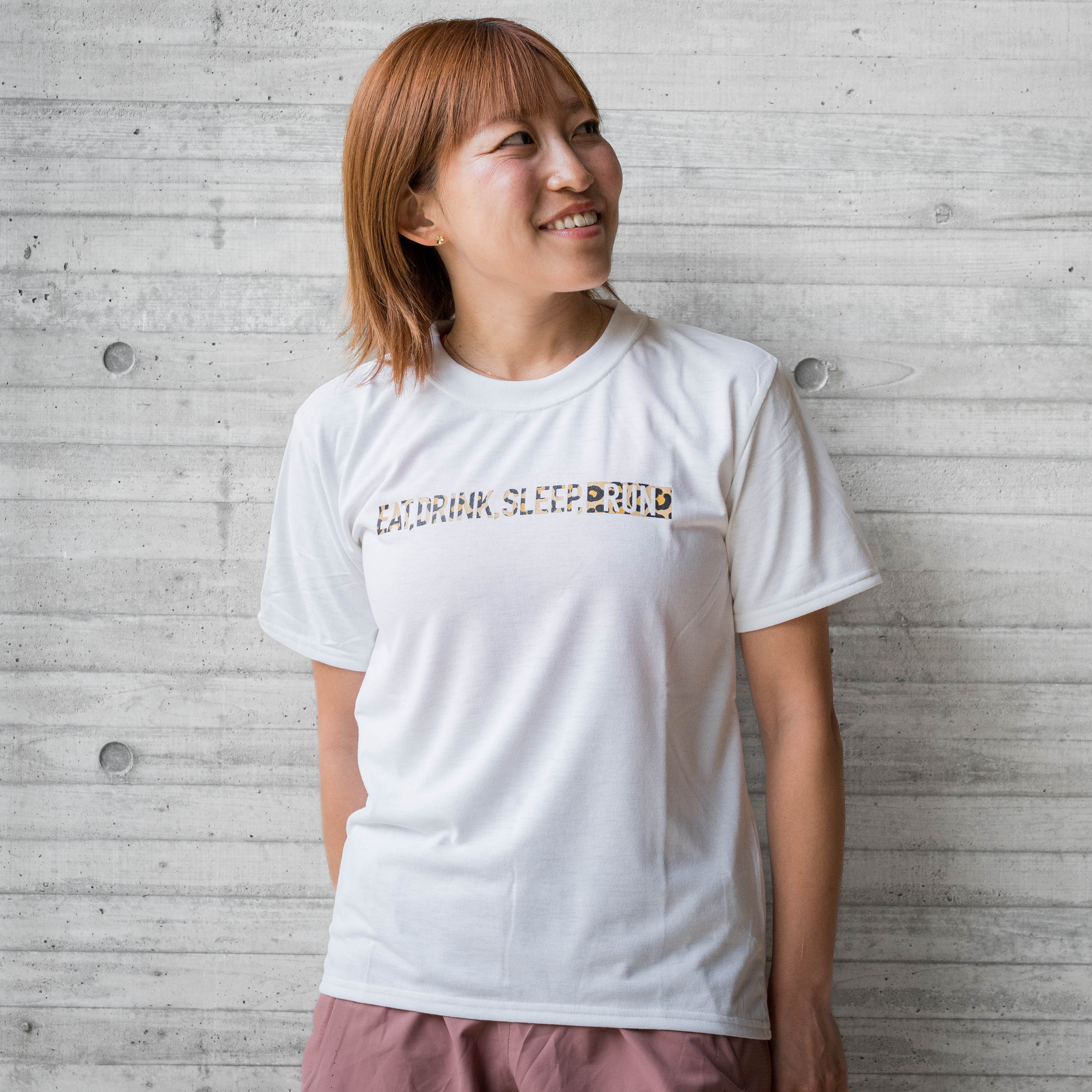 EAT DRINK SLEEP RUN / STREET Tee (LEOPARD)