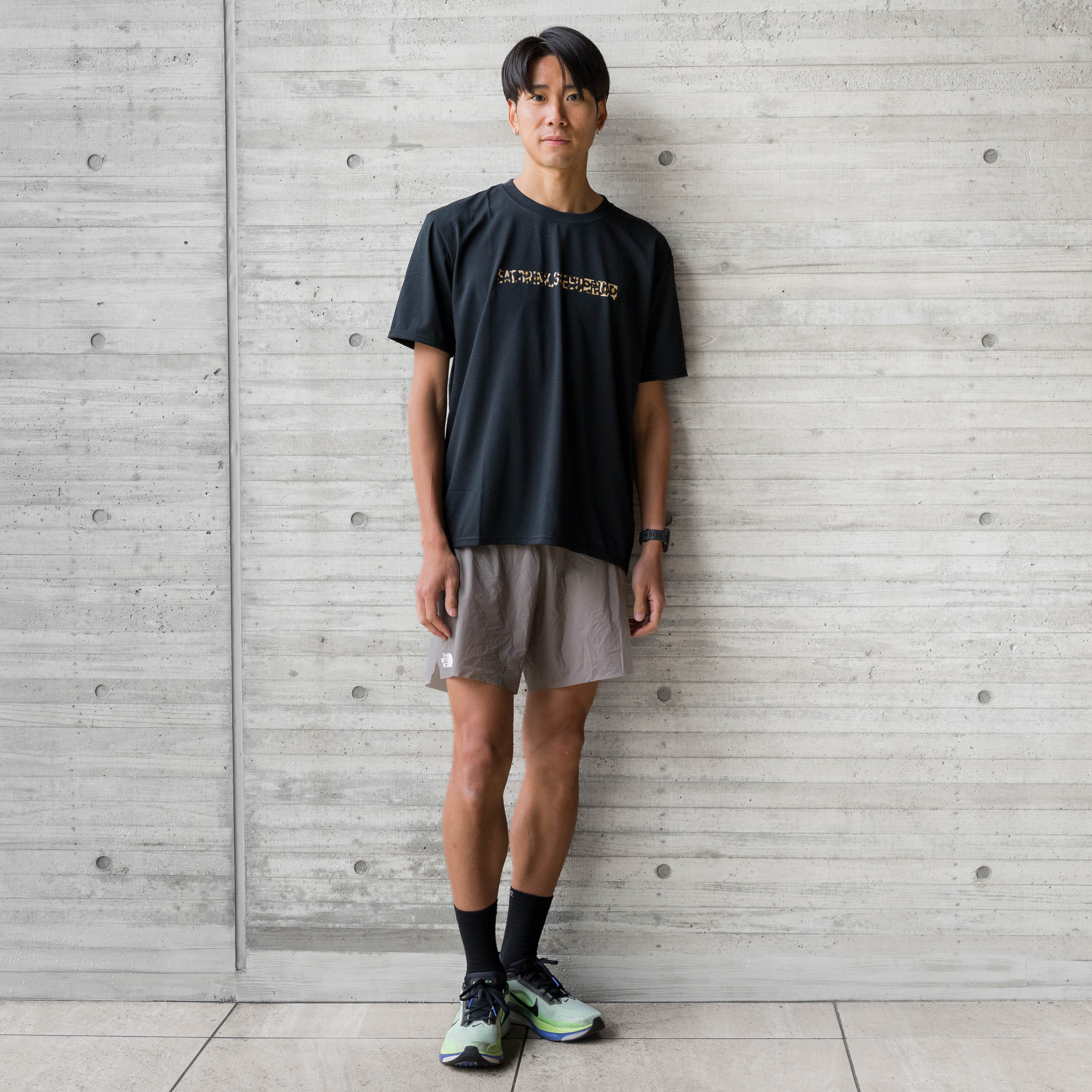 EAT DRINK SLEEP RUN / STREET Tee (LEOPARD)
