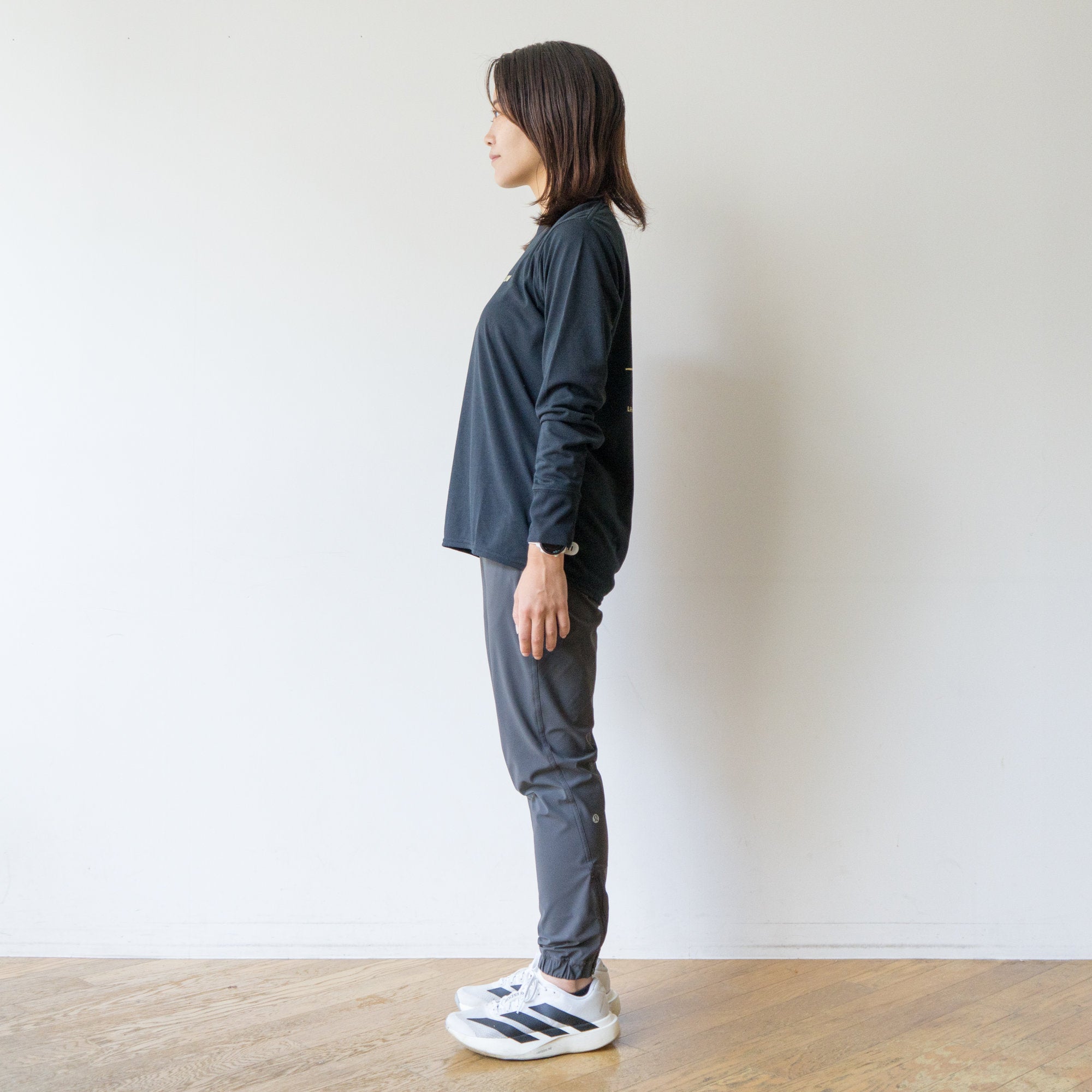 EAT DRINK SLEEP RUN “Eternal Runner Clock” Long-sleeve Tee