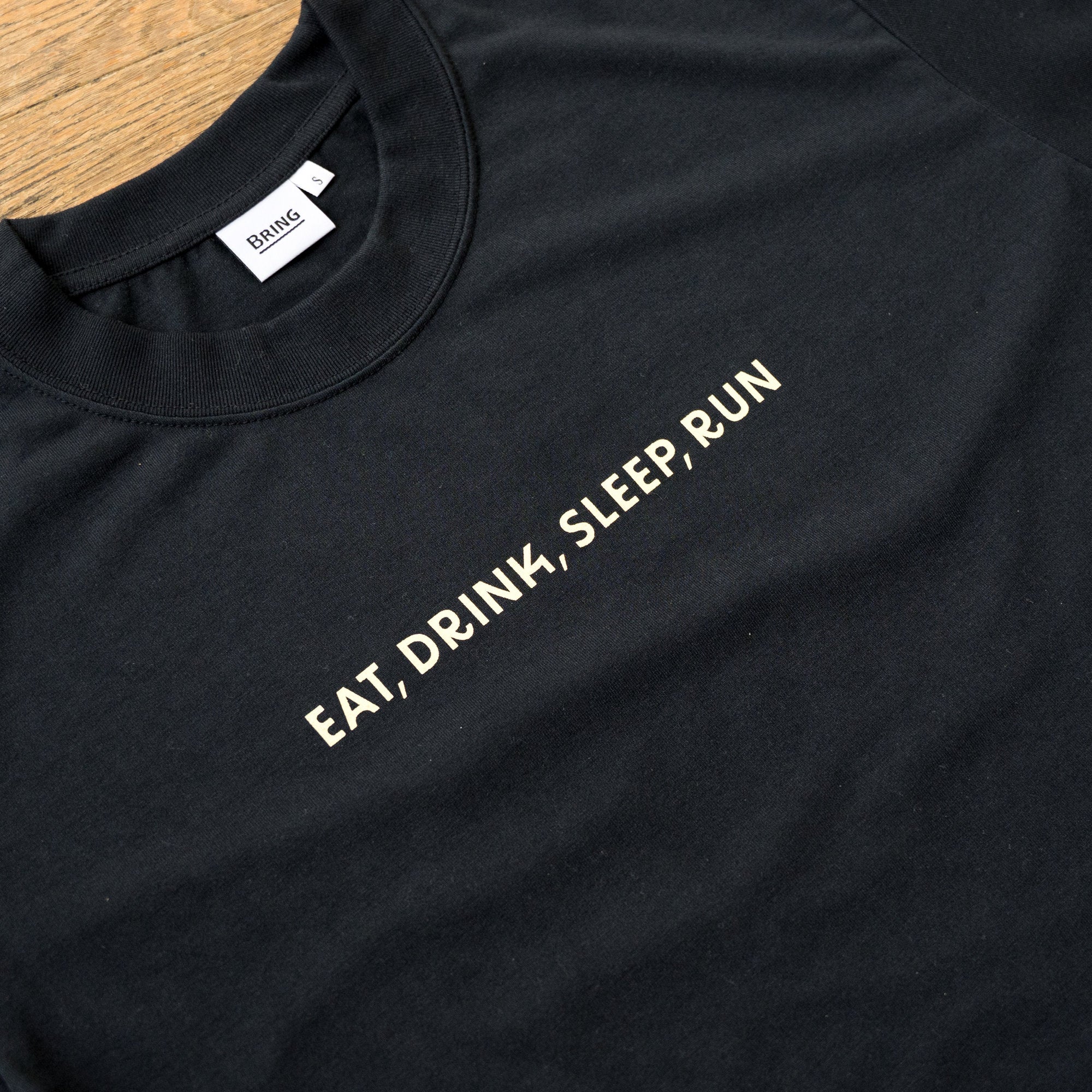 EAT DRINK SLEEP RUN “Eternal Runner Clock” Long-sleeve Tee