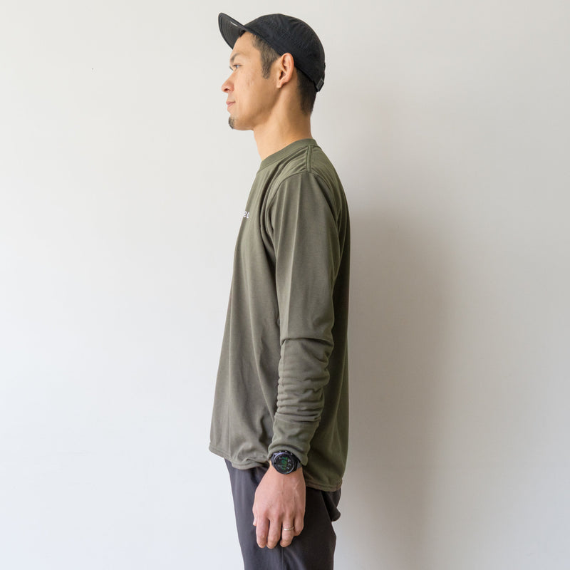 EAT DRINK SLEEP RUN “Eternal Runner Clock” Long-sleeve Tee