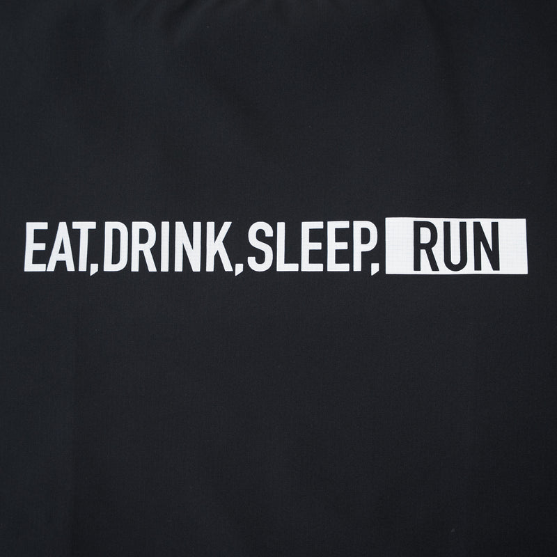 EAT DRINK SLEEP RUN / STREET Shopping Bag (Black)