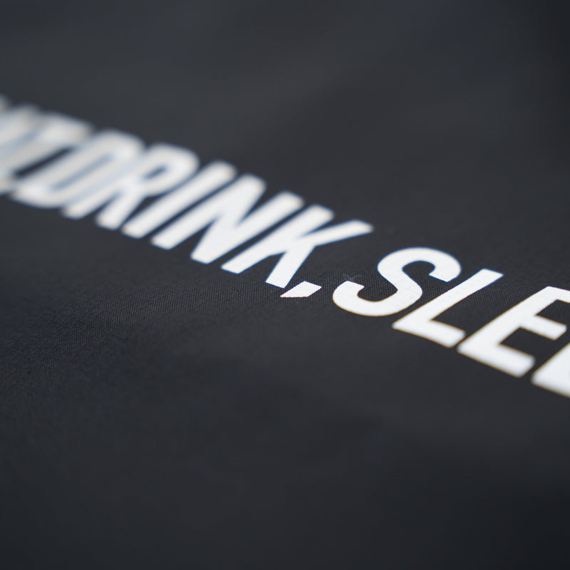 EAT DRINK SLEEP RUN / STREET Shopping Bag (Black)