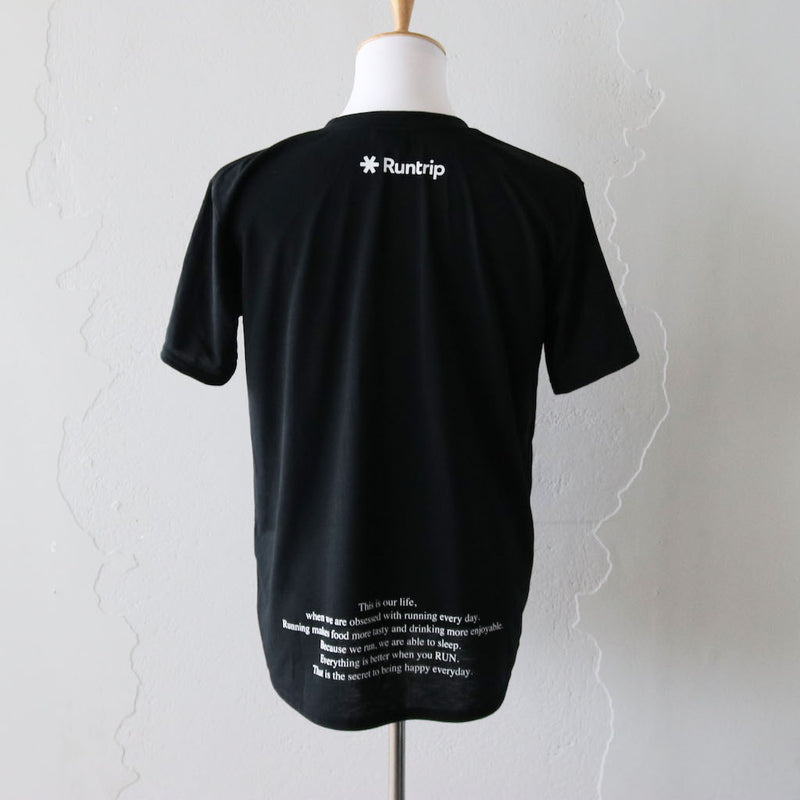 EAT DRINK SLEEP RUN / STREET Tee 2023 Mono (Black)