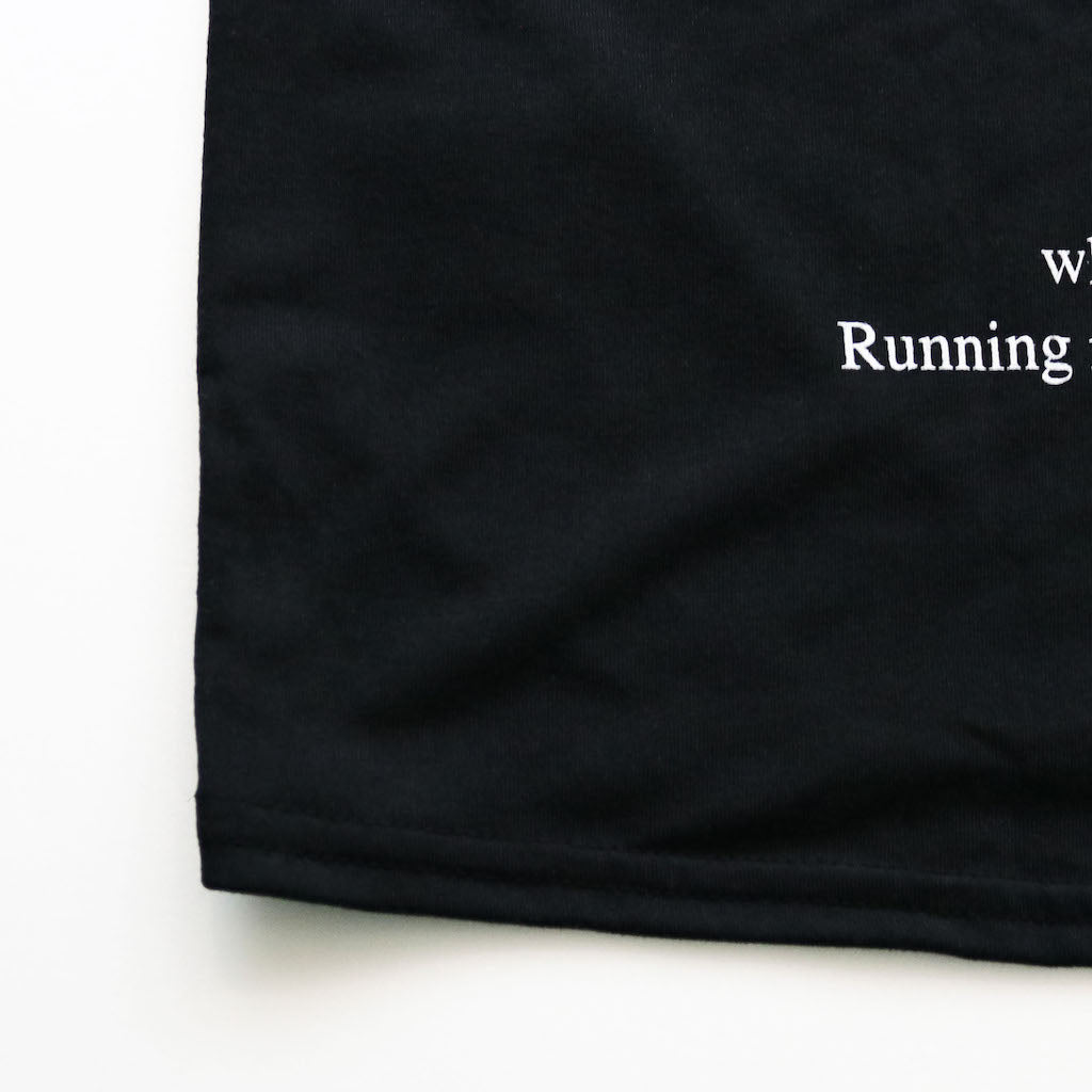 EAT DRINK SLEEP RUN / STREET Tee Vertical Mono (Black)