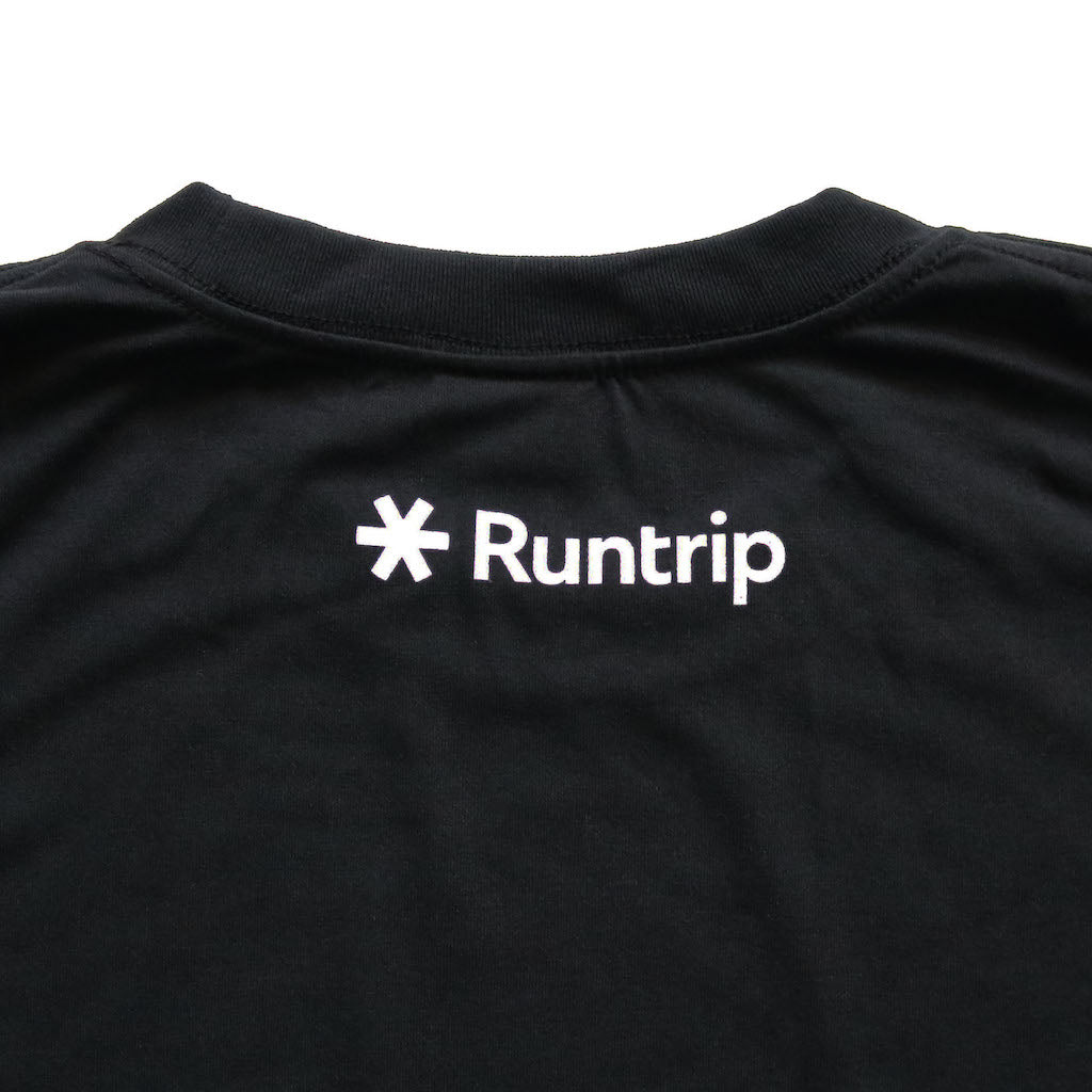 EAT DRINK SLEEP RUN / STREET Tee Vertical Mono (Black)