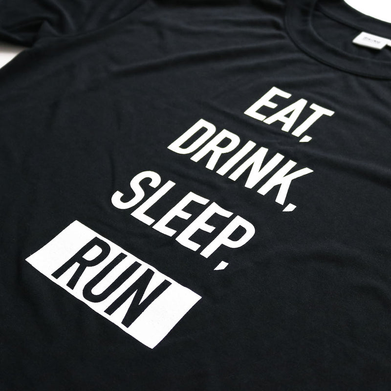 EAT DRINK SLEEP RUN / STREET Tee 2023 Mono (Black)