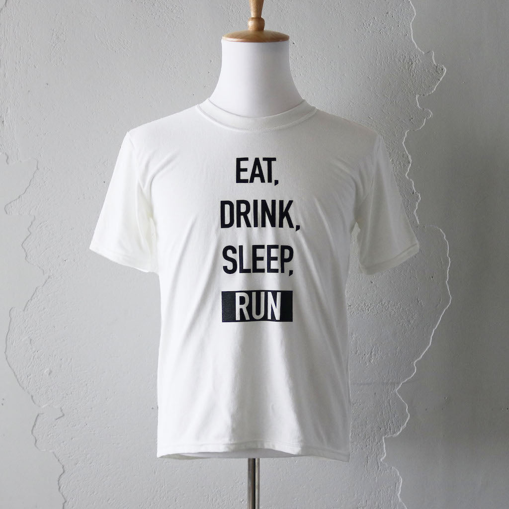 EAT DRINK SLEEP RUN / STREET Tee Vertical Mono 2.0