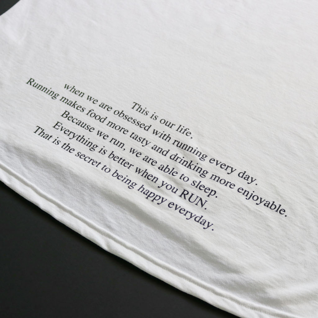 EAT DRINK SLEEP RUN / STREET Tee 2023 Limited BLUE Camo (White)