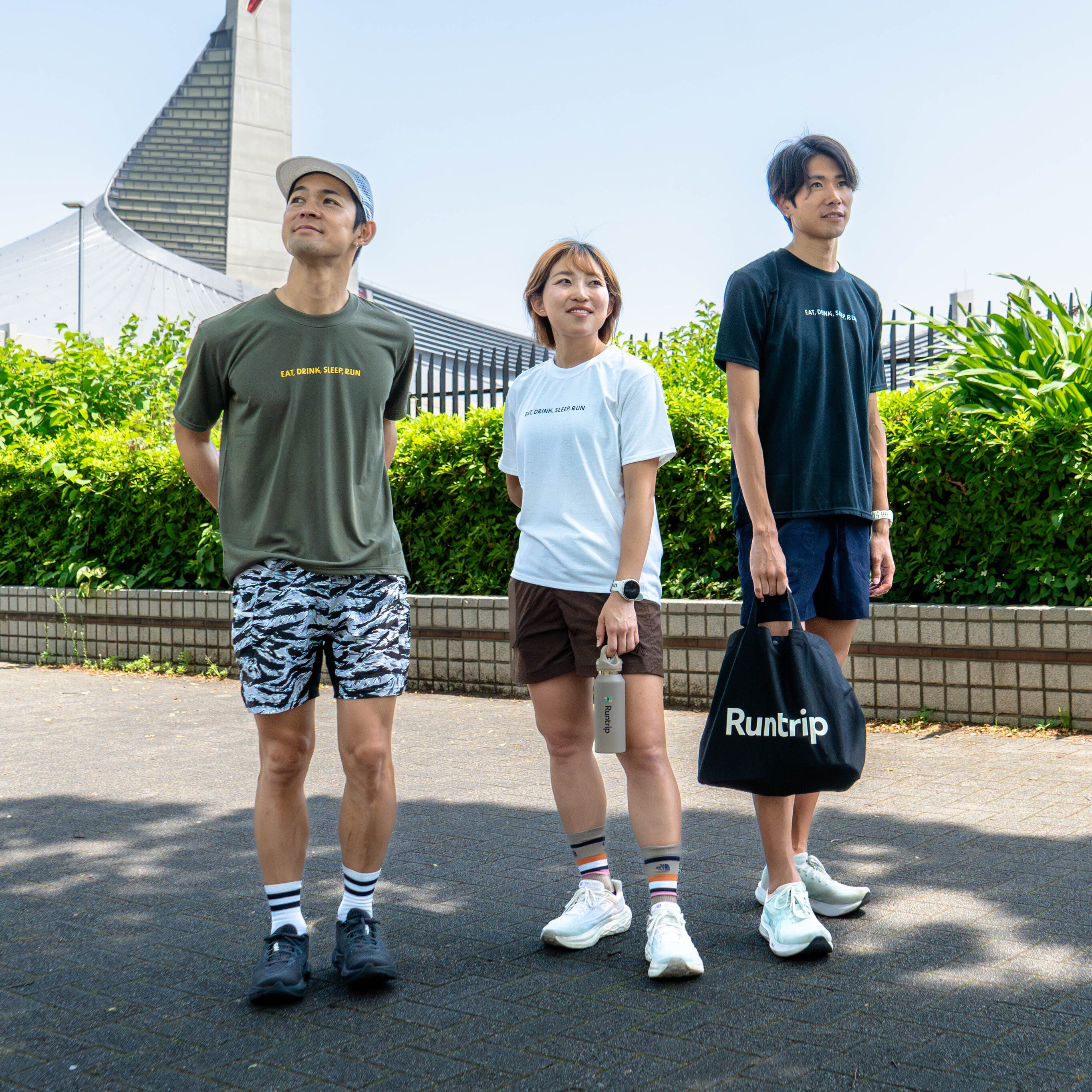 EAT DRINK SLEEP RUN “Eternal Runner Clock” Tee