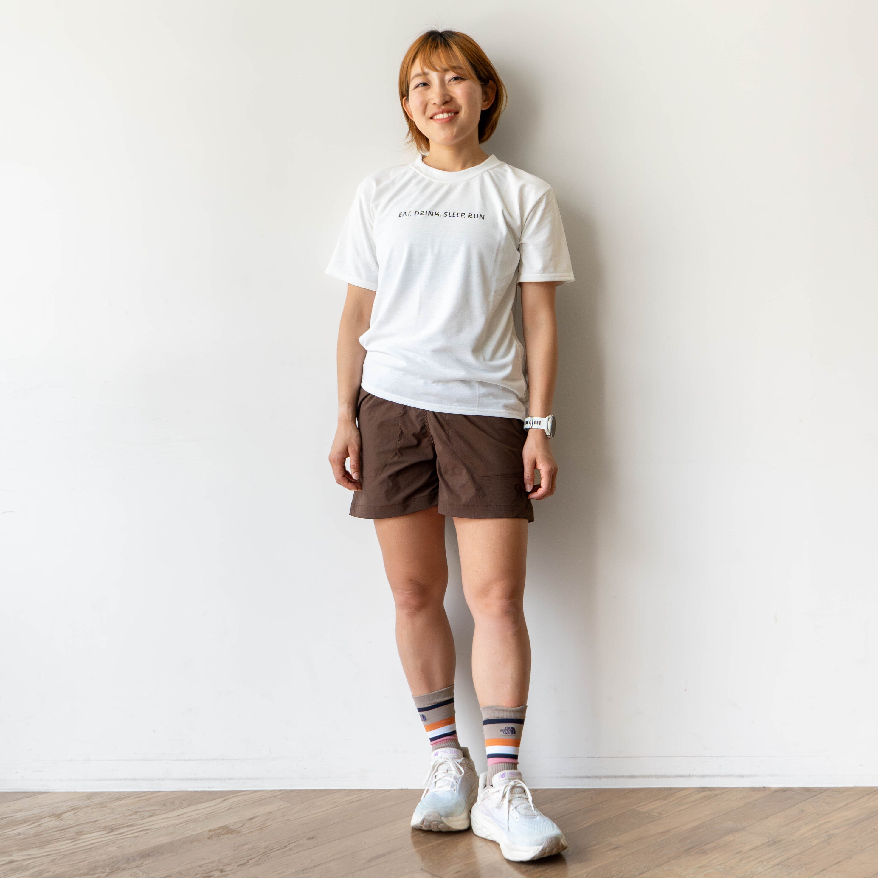 EAT DRINK SLEEP RUN “Eternal Runner Clock” Tee