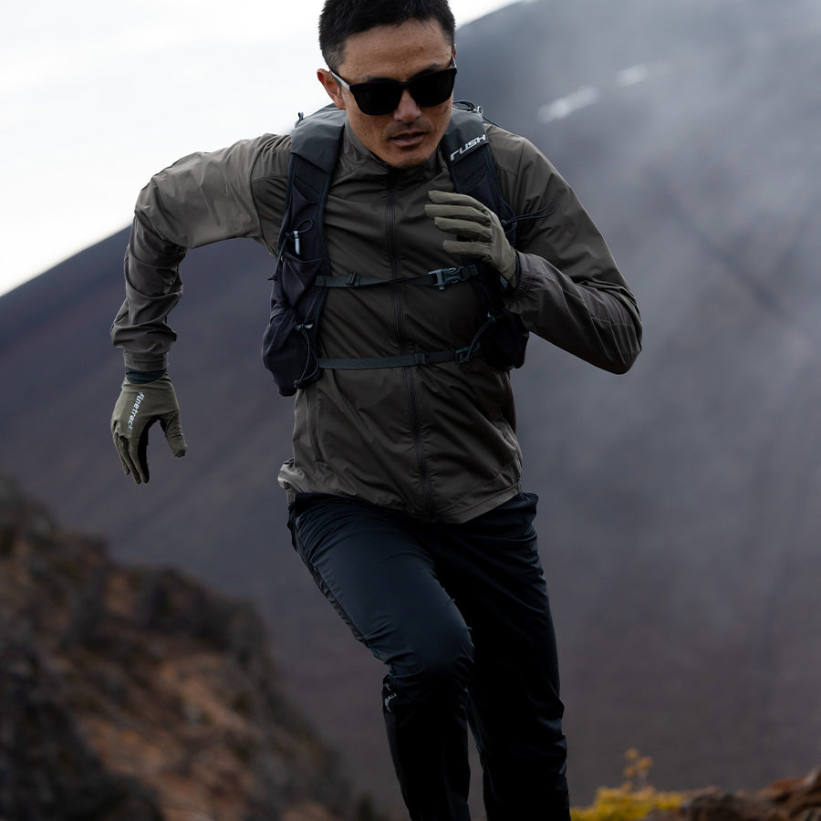 finetrack Men's スカイトレイルパンツ (Black)