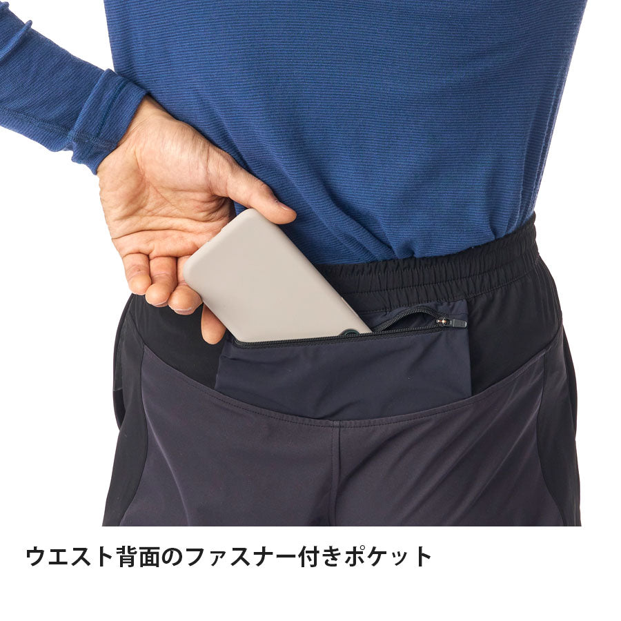 finetrack Men's スカイトレイルパンツ (Black)