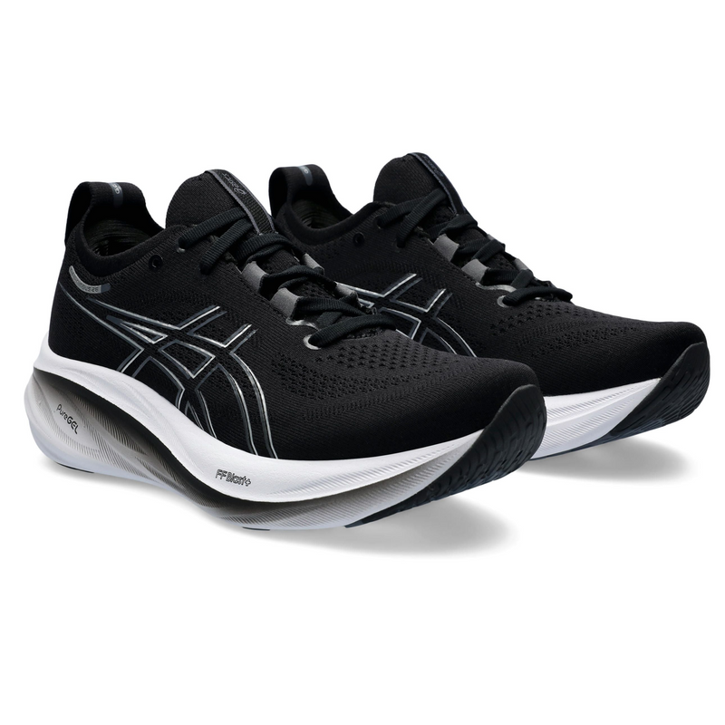 ASICS GEL-NIMBUS 26 WIDE (Women's) BLACK/GRAPHITE GREY ASICS GEL-NIMBUS 26 WIDE (Women's) BLACK/GRAPHITE GREY