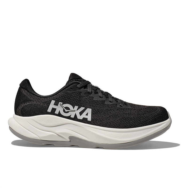 HOKA W RINCON 4 WIDE (WOMENS) BLACK / WHITE