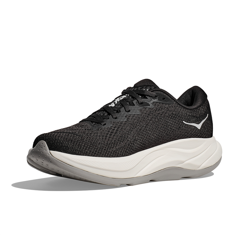 HOKA W RINCON 4 WIDE (WOMENS) BLACK / WHITE