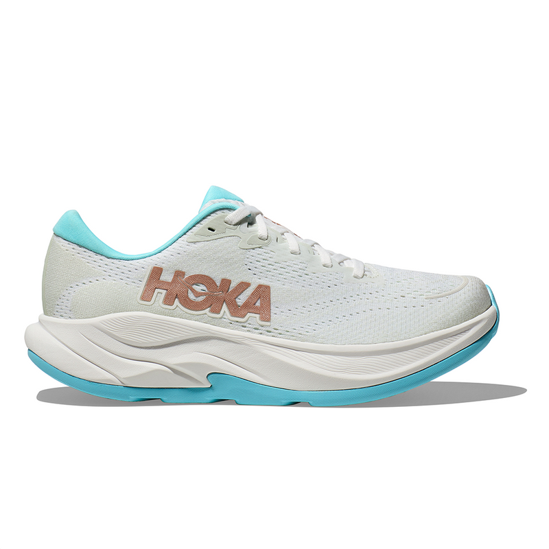 HOKA W RINCON 4 WIDE (WOMENS) FROST / ROSE GOLD