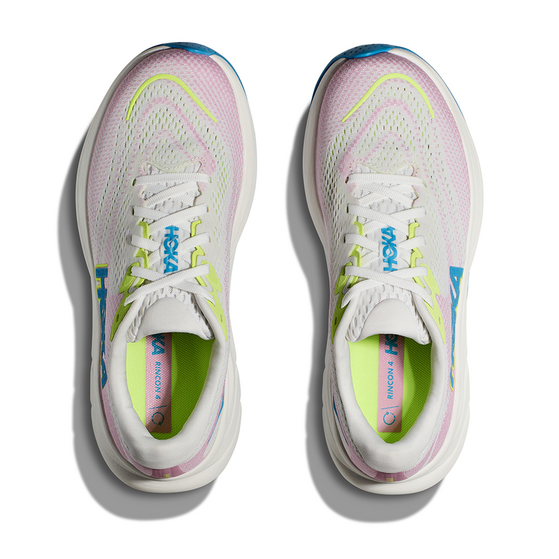 HOKA W RINCON 4 (WOMENS) FROST / PINK TWILIGHT