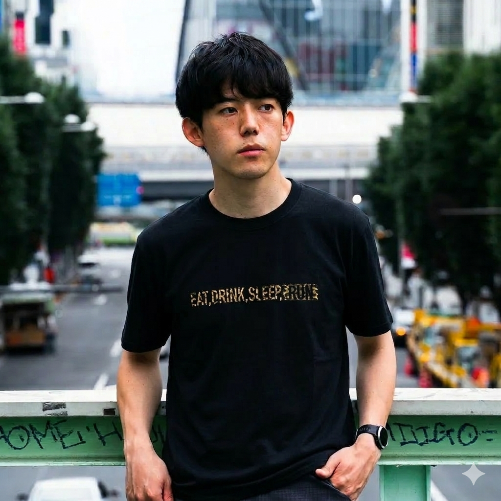 EAT DRINK SLEEP RUN / STREET Tee (LEOPARD)