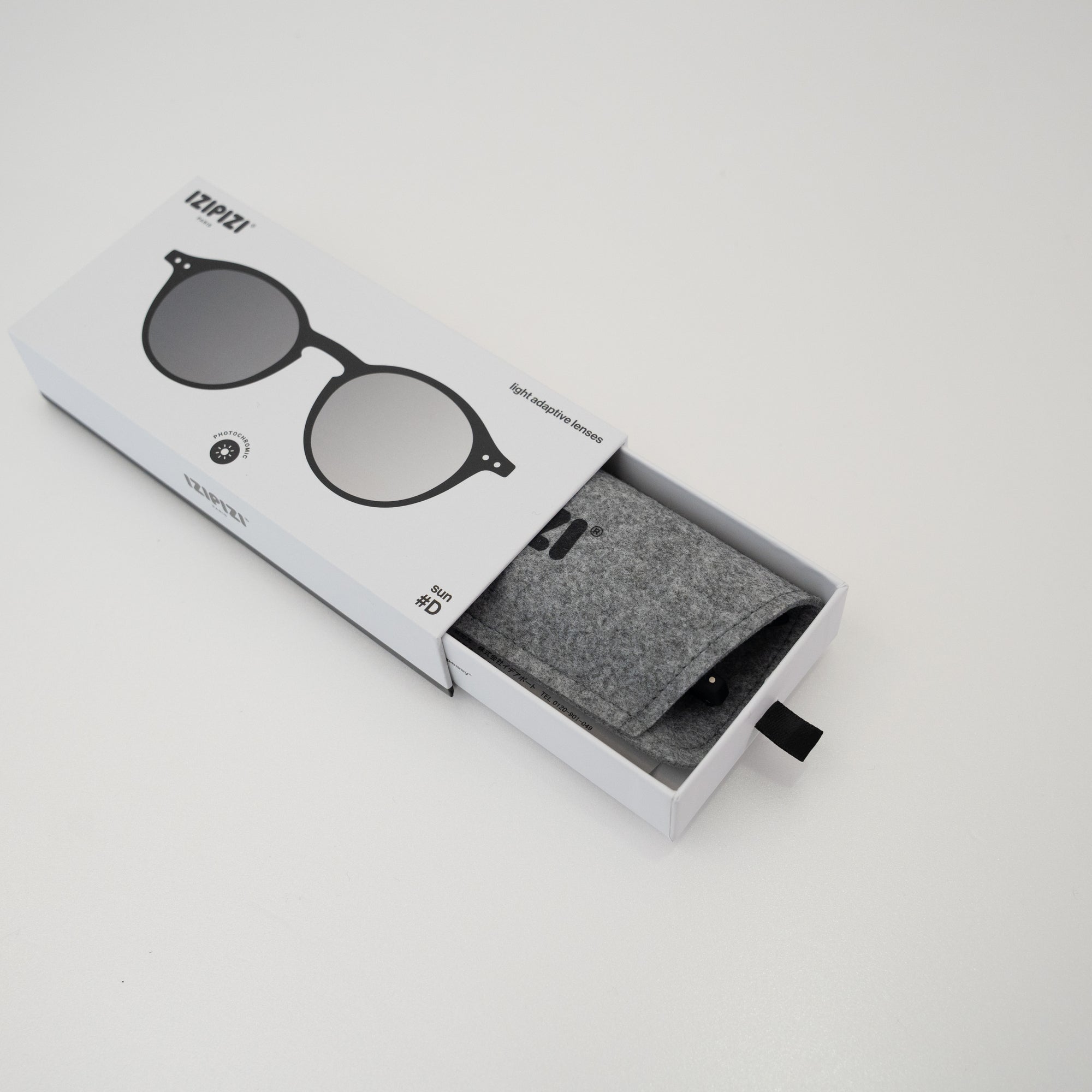 IZIPIZI SUN LIGHT ADAPTIVE #D (BLACK) 調光レンズサングラス