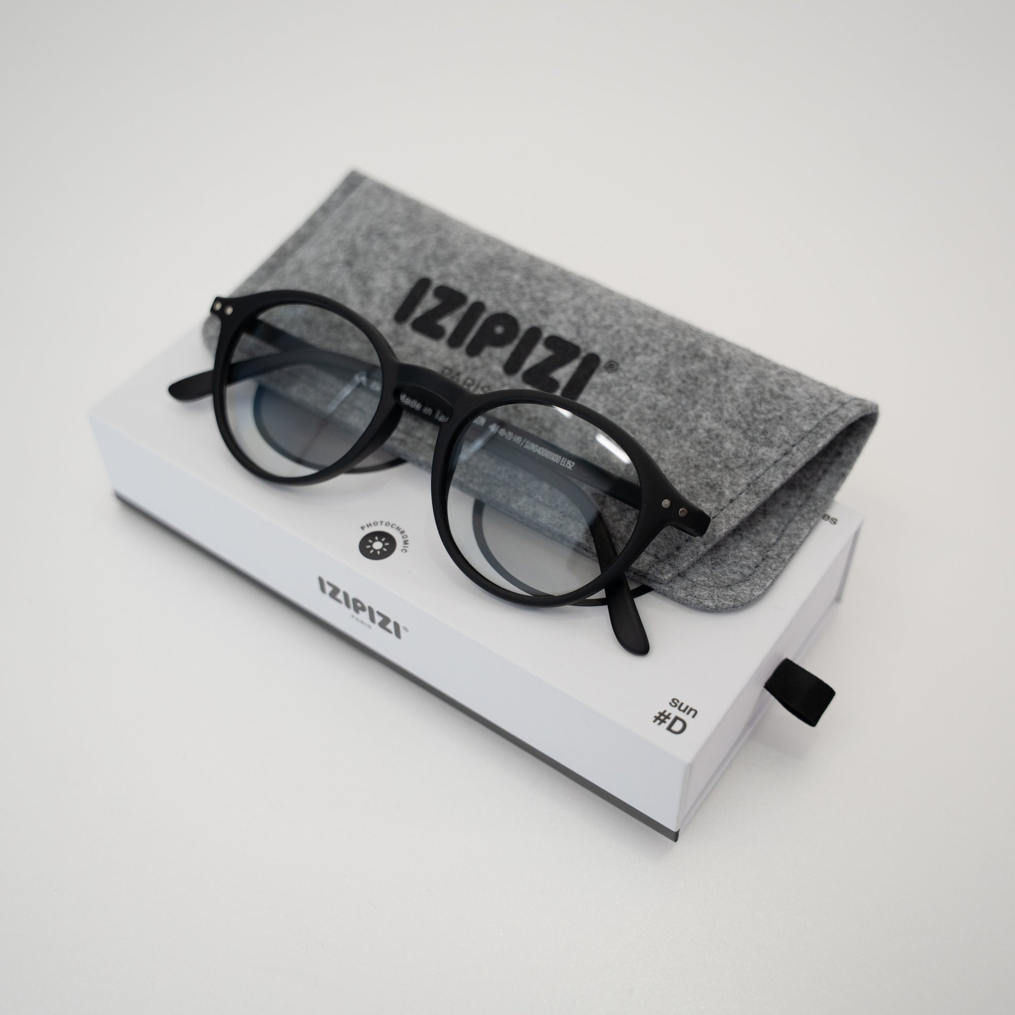 IZIPIZI SUN LIGHT ADAPTIVE #D (BLACK) 調光レンズサングラス