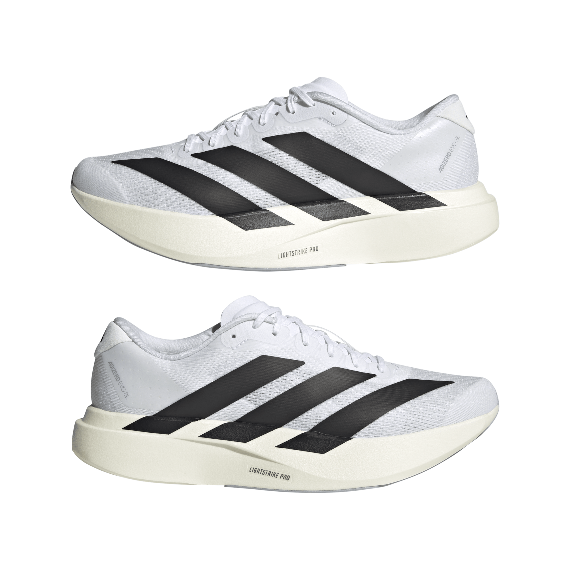 adidas ADIZERO EVO SL（Men's）クラウドホワイト/ コアブラック/クラウドホワイト
