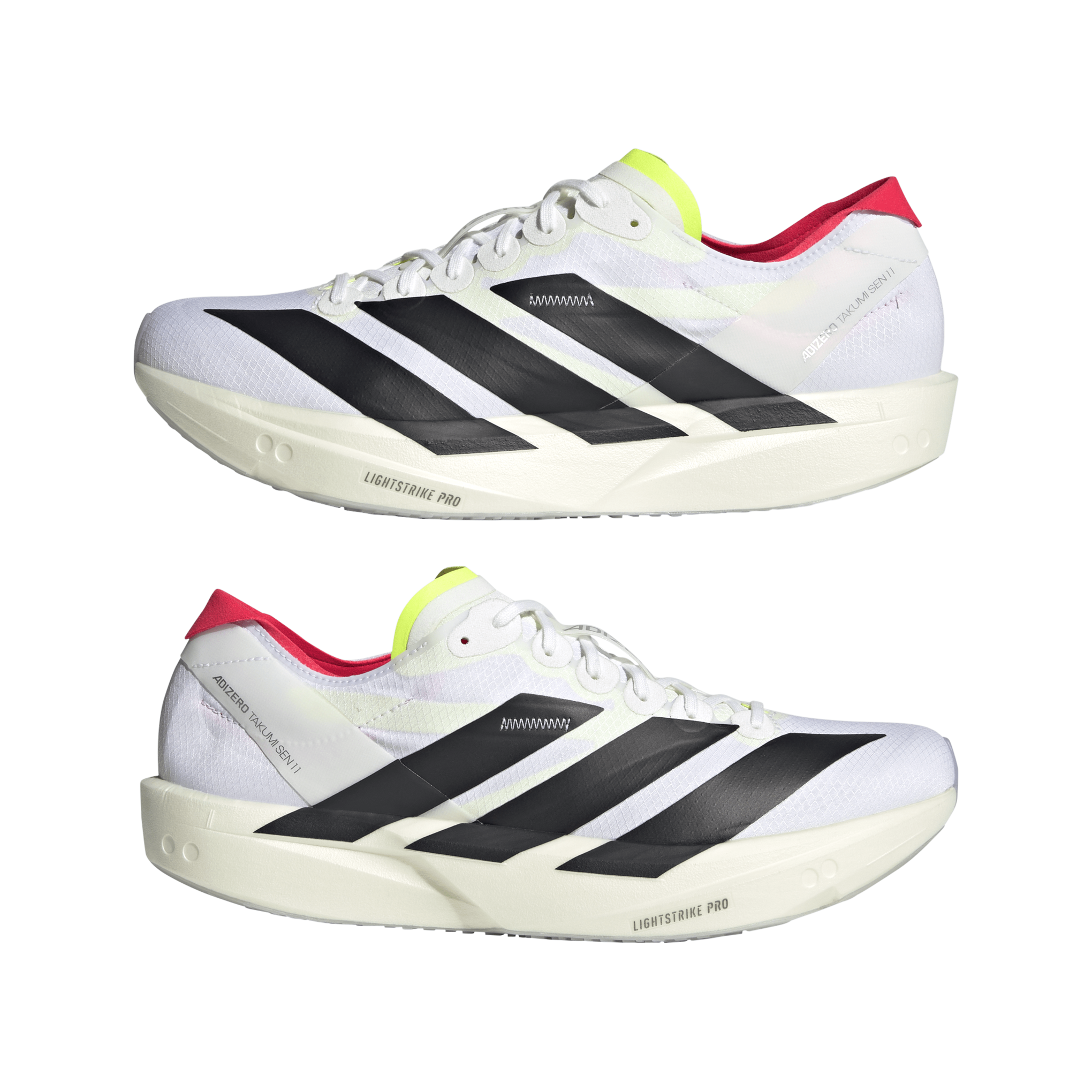 adidas ADIZERO TAKUMI SEN 11（Men's）フットウェアホワイト/コアブラック/ルシッドレッド