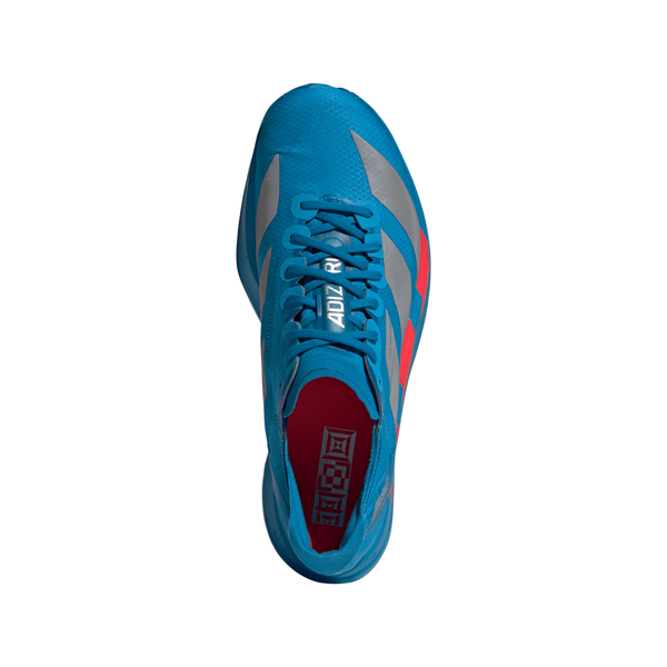 adidas ADIZERO ADIOS PRO 4（Men's）ソーラーブルー/シルバーメタリック/ルシッドレッド