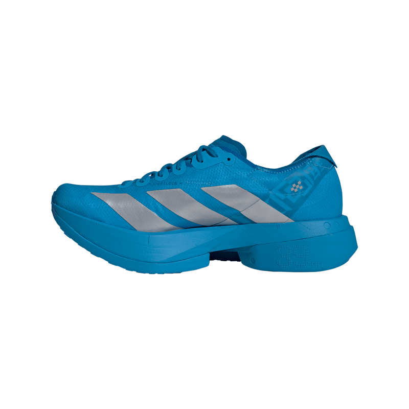 adidas ADIZERO ADIOS PRO 4（Men's）ソーラーブルー/シルバーメタリック/ルシッドレッド