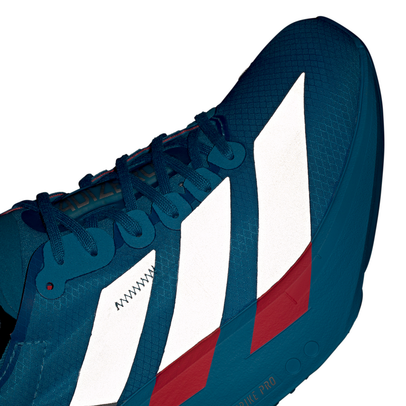 adidas ADIZERO ADIOS PRO 4（Women's）ソーラーブルー/シルバーメタリック/ルシッドレッド