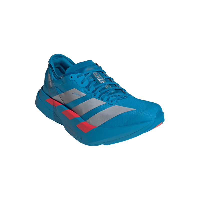 adidas ADIZERO ADIOS PRO 4（Women's）ソーラーブルー/シルバーメタリック/ルシッドレッド