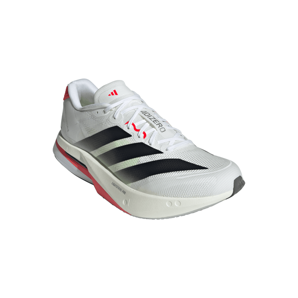 adidas ADIZERO BOSTON 13（Men's）フットウェアホワイト/コアブラック/ルシッドレッド