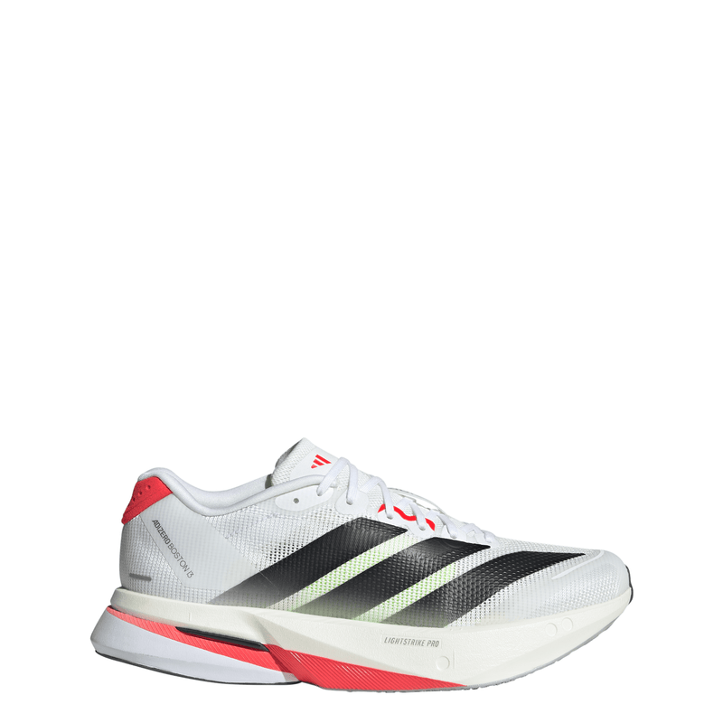 adidas ADIZERO BOSTON 13（Women's）フットウェアホワイト/コアブラック/ルシッドレッド