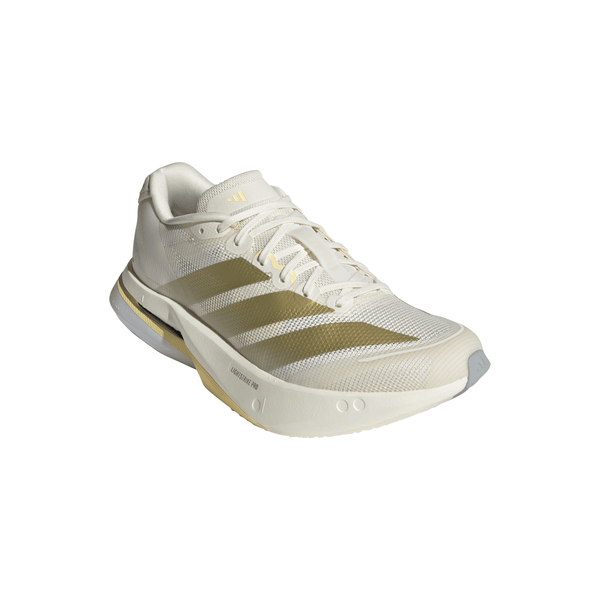 adidas ADIZERO BOSTON 13（Women's）チョークホワイト/ゴールドメタリック/オレンジティントチョーク
